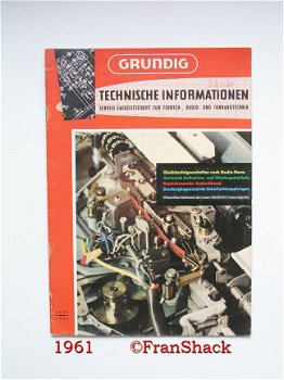 [1961] Grundig Technische Informationen, 8. Jahrgang, Juli 1961, Grundig - 1