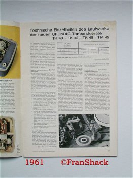 [1961] Grundig Technische Informationen, 8. Jahrgang, Juli 1961, Grundig - 3