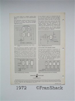 [1972] Product info Hewlett-Packard Components, H-P - 3