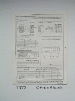 [1973] Product info Hewlett-Packard Components, H-P - 3