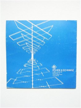 [1973] Jubileumsbrochure 1933-1973, Rohde & Schwarz - 4