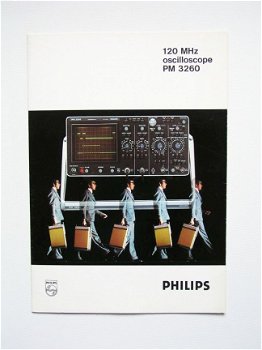 [1974] Verkoopfolder PM3260 Oscilloscope, Philips - 1