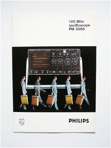 [1974] Verkoopfolder PM3260 Oscilloscope, Philips