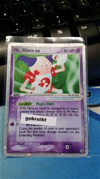 Mr. Mime ex 110/112 Ex FireRed and LeafGreen gebruikt - 0