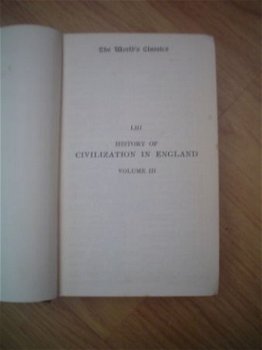 History of civilization in England by H.Th. Buckle vol. 3 - 2