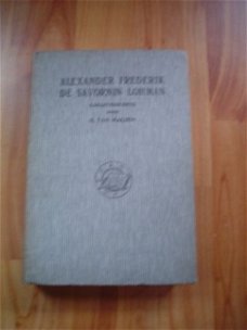Alexander Frederik de Savornin Lohman door H.van Malsen