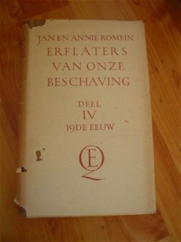 Erflaters van onze beschaving deel IV, 19de eeuw, Romein - 1