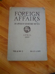 Foreign Affairs april 1930