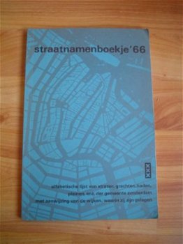 Straatnamenboekje '66 Amsterdam - 1