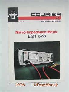 [1976] EMT 328 Micro-Impedance-Meter, EMT-Franz VG mbH.