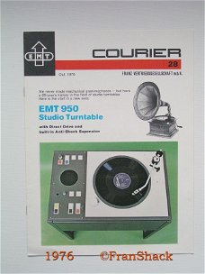 [1976] EMT 950 Studio Turntable, EMT-Franz VG mbH.