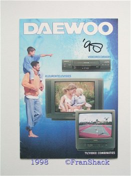 [1998] Folder TV en Video, Daewoo - 1