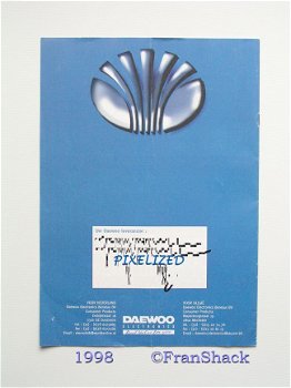 [1998] Folder TV en Video, Daewoo - 4