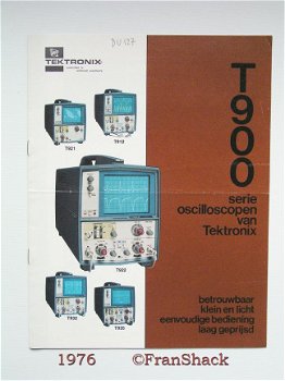 [1976] Product info Tektronix T900 Serie Oscilloscopen, Tektronix - 1