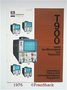 [1976] Product info Tektronix T900 Serie Oscilloscopen, Tektronix