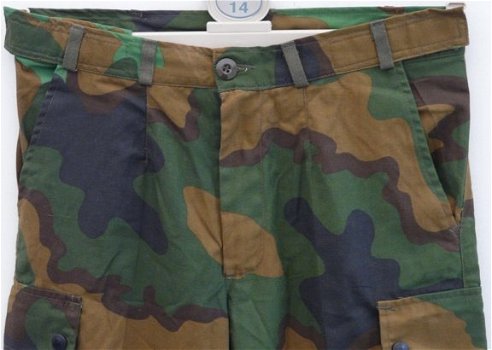 Broek, Gevechts, Uniform, M93, Tropen / Jungle Camouflage, KL, Maat: 7585/7080, 1995.(Nr.3) - 1