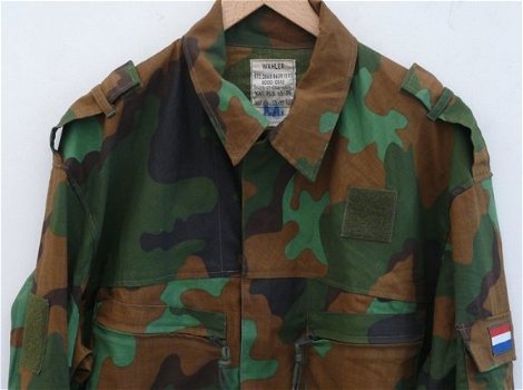 Jas, Gevechts, Uniform, M93, Tropen / Jungle Camouflage, KL, Maat: 8000/0510, 1993.(Nr.1) - 1