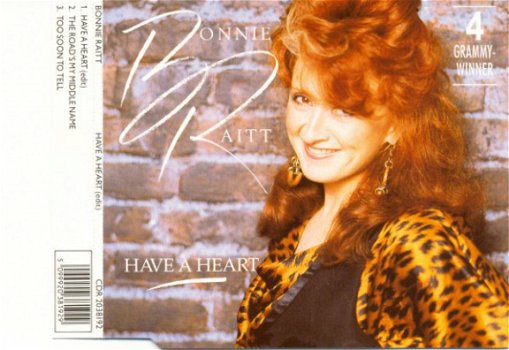 Bonnie Raitt ‎– Have A Heart 3 Track CDSingle - 1