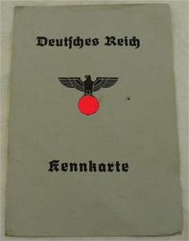 Deutsches Reich Kennkarte / ID Kaart Civiel, Man, 10 Februari 1939, te Viersen.(Nr.1) - 0