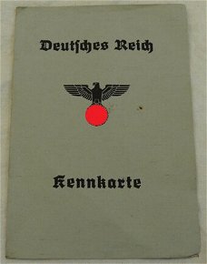 Deutsches Reich Kennkarte / ID Kaart Civiel, Man, 10 Februari 1939, te Viersen.(Nr.1)