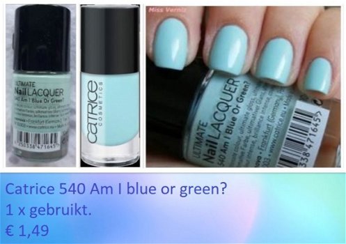 Diverse nagellakjes en topcoats in blauw tinten (ook gratis) #1 - 4