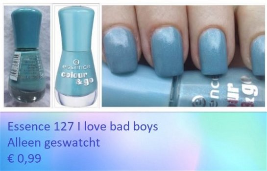 Diverse nagellakjes en topcoats in blauw tinten (ook gratis) #1 - 7