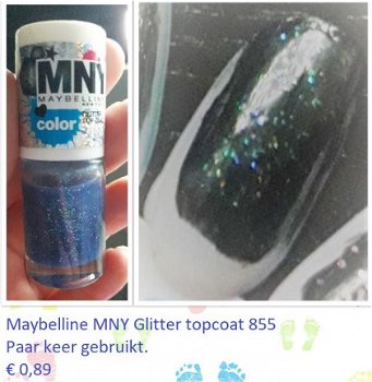 Diverse nagellakjes en topcoats in blauw tinten (ook gratis) #3 - 2