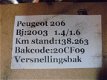 Peugeot 206 1.4/1.6 2003 Versnellingsbak Code 20CF09 - 3 - Thumbnail