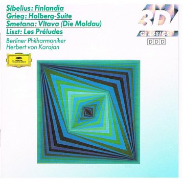 Herbert von Karajan - Sibelius*, Grieg*, Smetana*, Liszt*, Berliner Philharmoniker, Herbert von Kara - 1