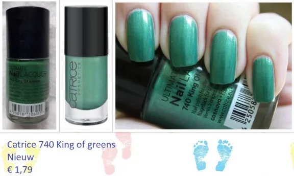 Diverse nagellakjes en topcoats in groen tinten (ook gratis) - 1