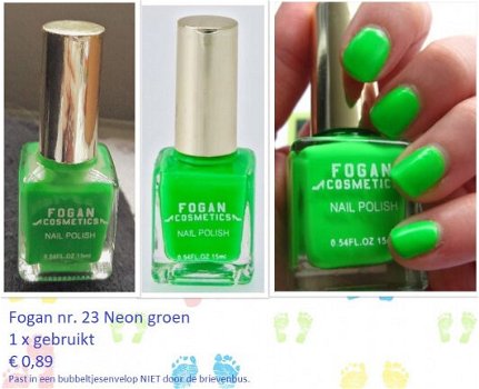 Diverse nagellakjes en topcoats in groen tinten (ook gratis) - 4