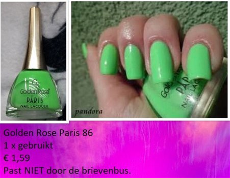 Diverse nagellakjes en topcoats in groen tinten (ook gratis) - 5