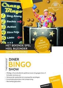 Avondvullend entertainment t.b.v. uw themafeest, Dinnershow en spelshow - 5