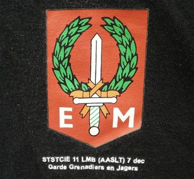 Shirt, STSTCIE 11 LMB (AASLT) EM Garde Grenadiers en Jagers, KL, maat: XL, jaren'90.(Nr.1) - 3