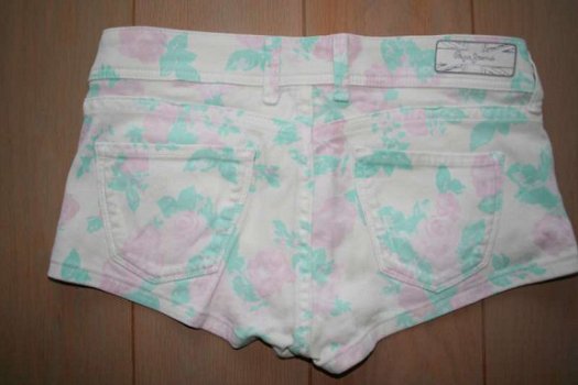 Short Pepe Jeans bloemen - maat 27 - perfecte staat - 2