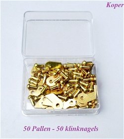 = Assorti Pallen / klinknagels = 100 stuks = 31080