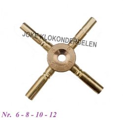 Ster sleutel = Kwaliteit = Messing = 25241