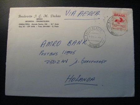 Oude brief Brazilië, gebruikt jaren '50.. - 1