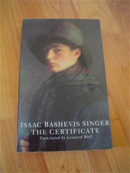 The certificate by Isaac Bashevis Singer - 1