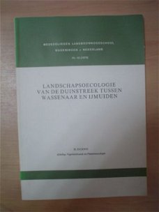 Landschapsoecologie van de duinstreek tussen Wassenaar etc.