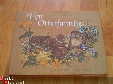 Een otterfamilie door Kees Duinker