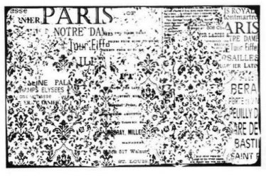 SALE NIEUW GROTE cling stempel French Travel Paris Script van Stamp-it - 1