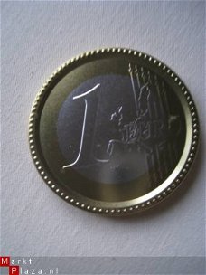 Blikje in vorm van 1 euro
