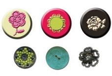 SALE! NIEUW 6 Cameos & Buttons Rosarian by Prima Marketing