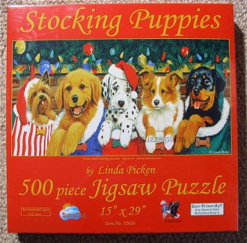 SunsOut - Stocking Puppies - 500 Stukjes Nieuw - 2