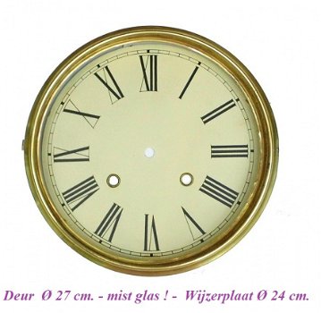 === Wijzerplaat met deur ( mist glas !) = 35049 - 0