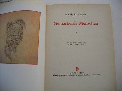 Gemaskerde menschen door Ernest O. Hauser. - 6