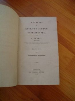 Handboek der ziektekundige ontleedkunde dl 1 door W. Vrolik - 2