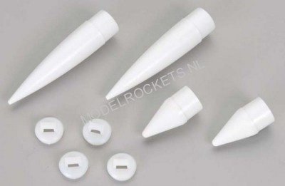 Neuskegels voor Modelraket - Raket - Nose cones - 4