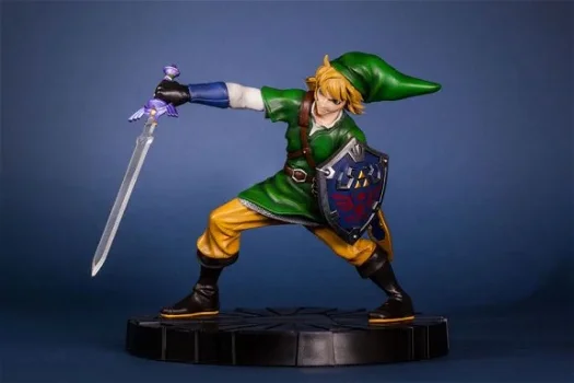 HOT DEAL The Legend of Zelda Skyward Sword PVC Statue Set Link + Scervo - 0